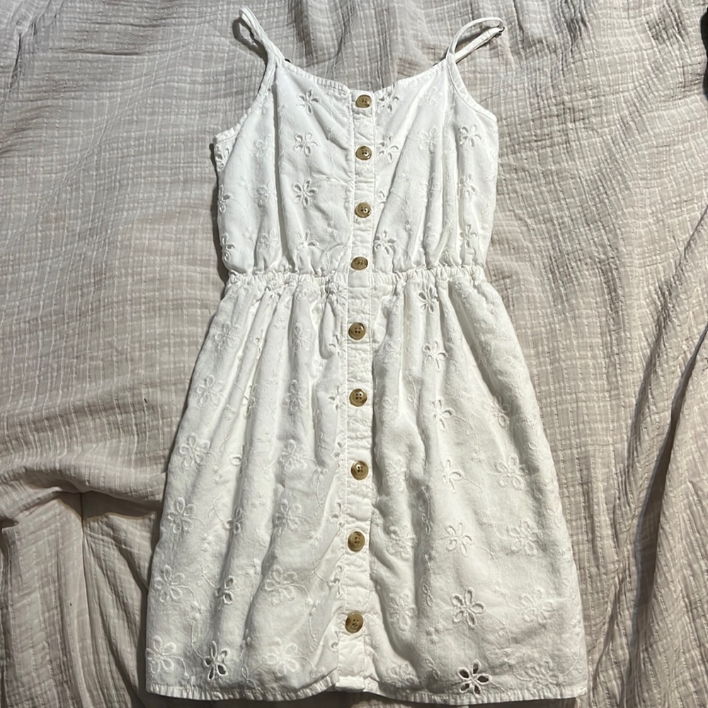 Abercrombie kids white dress